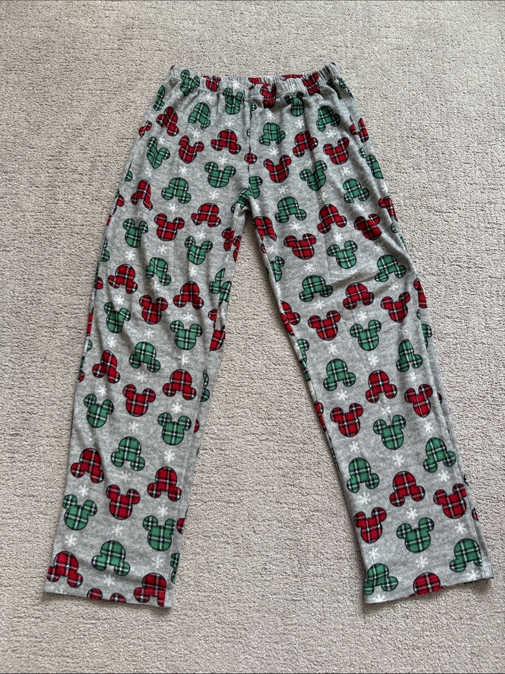 Disney Men's Grey Mickey Mouse Lounge Pants - XL
